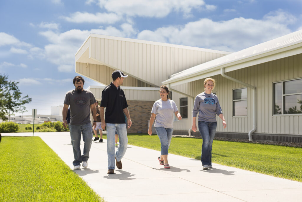 Nucor Detailing Center Employees walking the grounds